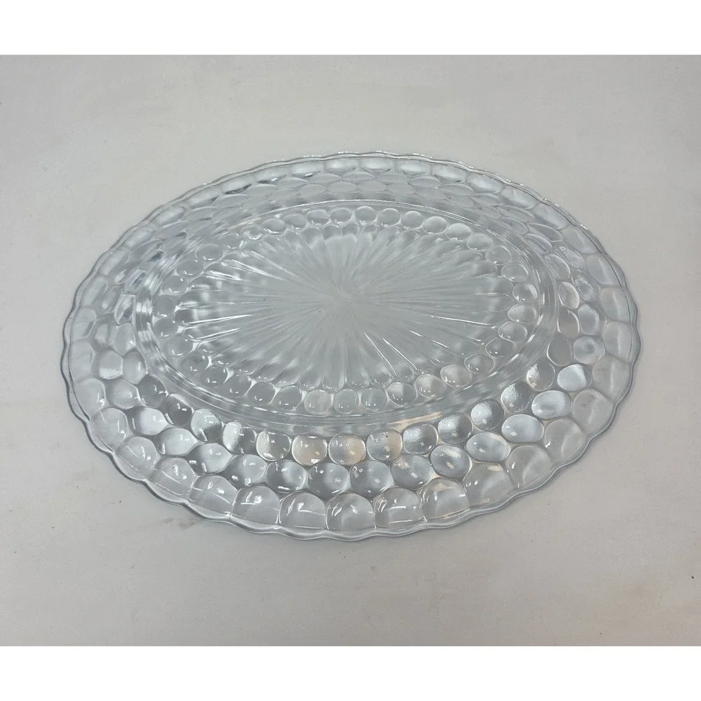 Anchor Hocking Blue Bubble Depression Glass 12